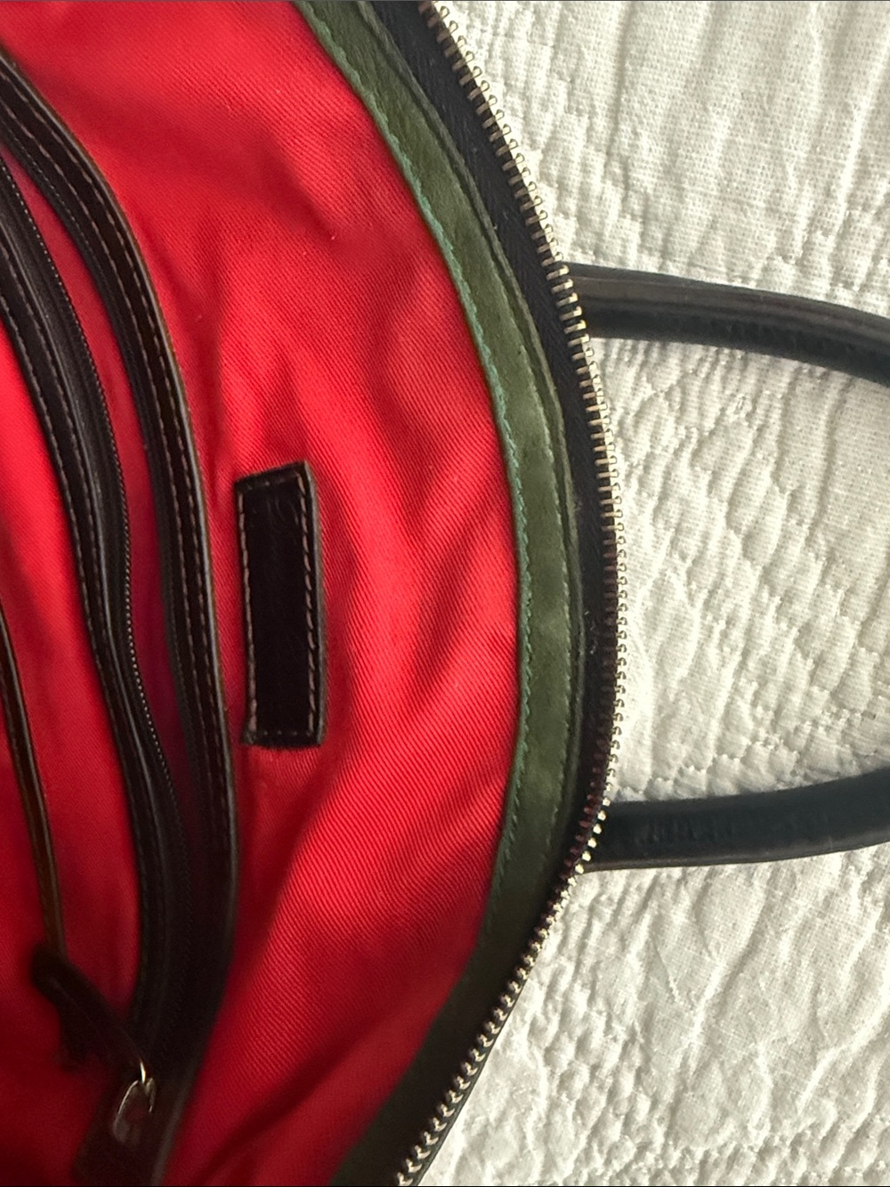 Dooney & Bourke Florentine Black Leather Satchel Bag Gold Accents READ Descripti - Picture 15 of 16